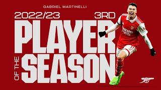 Arsenal 2022/23 men's Player of the season | Third place: Gabriel Martinelli