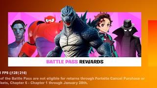 Fortnite's *NEW* CHAPTER 6 Trailer! (Battle Pass Skins, Secret Mythics, GodZilla Boss)