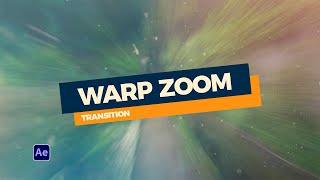 إنتقال الزووم الإحترافي باستخدا أدوبي أفتر افكتس || Warp Zoom Transition With After Effects