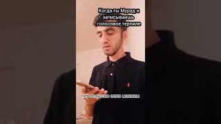 Когда ты Мурад и записываешь голосовое терпиле