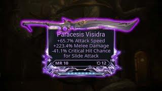 Warframe - Paracesis Visidra (Unreasonably Rolled Rivens)