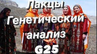 Лакцы - генетический анализ (аутосомные данные G25)