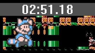 Super Mario Bros. 3: "7-1 Warp" faster route [Low Optimized TAS]