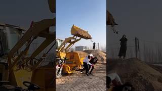 Heavy-duty electric dump tricycle anti-slip test# Electric tricycle manufacturer#Electric threewheel