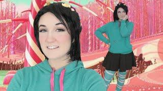 Disney Wreck It Ralph's Vanellope Von Schweetz Makeup Tutorial - Wig, Costume, Accent & Photo Poses!