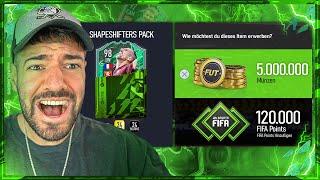 EXPERIMENT: 1.000€ in SHAPESHIFTER Packs das bekommst du.. (PACK LUCK)  FIFA 22