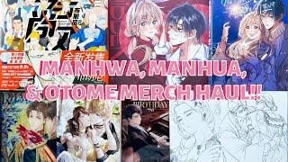 manhwa, manhua, & otome merch haul!!