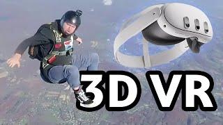 (3D VR Skydiving) Sitfly with @NickVoegele  & Johnny