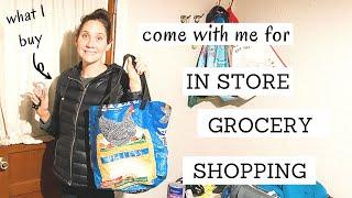 In Store Grocery Shopping with Me | Bumblebee Apothecary