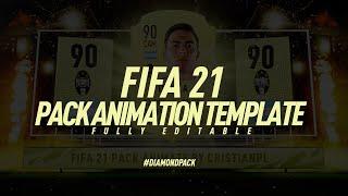 FIFA 21 PACK ANIMATION TEMPLATE GFX - FULLY EDITABLE