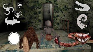 Play as Grandpa's Aligator Slendrina Child and Monster Octopus in Granny Chapter Two | Granny Mod