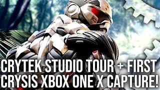 Crysis Remastered! Crytek Studio Tour + First Xbox One X Gameplay!