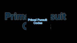 Roblox Primal Pursuit Codes 2025 #roblox #codes #robloxcodes #robloxcontent