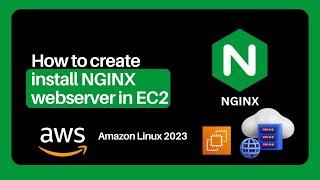 How to install nginx webserver in #ec2 amazon linux 2023