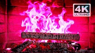  PINK FIREPLACE 4K Ultra HD