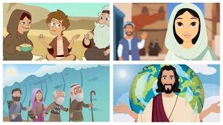 Bible Songs Collection for Children 2022 (Animated, with Lyrics) - Joseph, Esther, Moses, Jesus