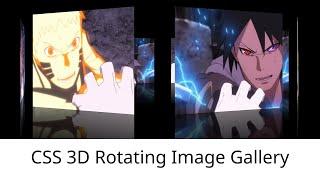 CSS 3D Rotating Image Gallery