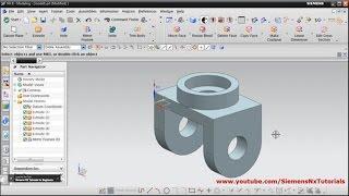 Siemens Nx CAD Basic Modeling Training Tutorial for Beginner - 1 - Updated