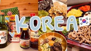 lets try Korean food / Korean Grocery Shopping Haul