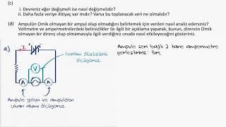 Fizik Sınav Soru Çözümü 2a, 2b: Elektrik Devreleri (Fizik)