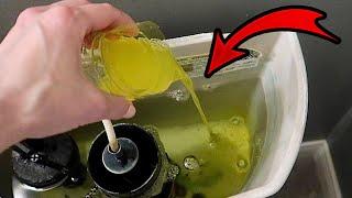 Toilet Tank Trick Plumbers DON'T WANT YOU TO KNOW!  (it's better than vinegar & fabuloso)