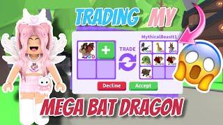 Trading My DREAM PET In Adopt me (A MEGA BAT DRAGON) *MEGA MISSION*