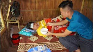 The first time Ngoan was sick, someone took care of her.
