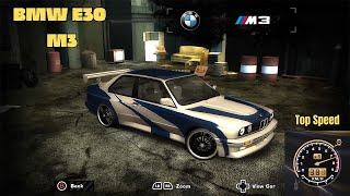 NFS Most Wanted Redux v.2.3 BMW E30 M3 – Driving & Top Speed