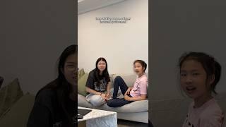 My teen said I shouldn’t do ponytail for her sister  #funnyvideo #comedy #relatable #siblings