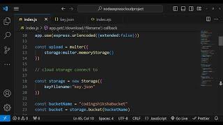 Node.js Express Project to Upload,Download,Read & Delete Files to Google Cloud Storage Bucket in JS