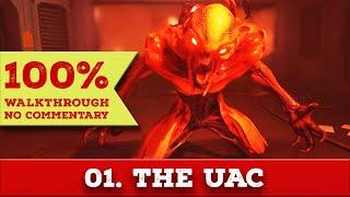 DOOM 4 walkthrough (Nightmare, All Collectibles) part 1 THE UAC