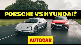 Best sporty EV wagons: Porsche Taycan meets Hyundai Ioniq 5 N | Autocar Vodcast