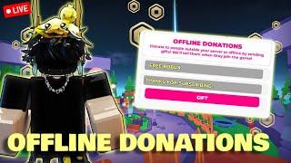 PLS DONATE LIVE *NOT FAKE* DONATING EVERY VIEWER! (VIEW = DONO)#roblox #giveaway #plsdonate