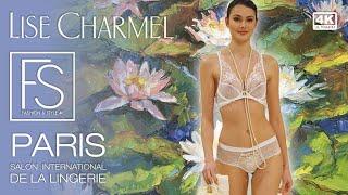 LISE CHARMEL Couture Lingerie Paris 2023 4K UHD EXCLUSIVE INTERVIEW Full Fashion Show Bikini Models.