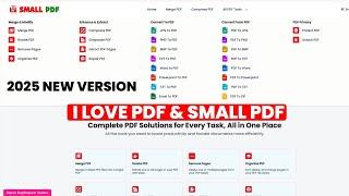 I Love PDF & Small PDF Converter Website Script 2025  PDF Converter Website Build - Complete Setup