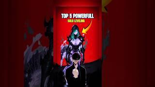 Top 5 Strongest Beings in Solo Leveling – Jin-Woo भी है पीछे!  | #shorts