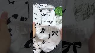 Chic Two-Piece Bow Set for Women #bow #butterfly #twopieceset #fok