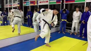 Judo - Osoto Otoshi. Дзюдо - задняя подножка.