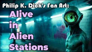 Philip K  Dick's Fan Art Alive in Alien Stations, Jane Charlotte Lost in Strange Dimension