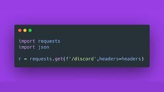 Using Python Requests to Retrieve/Scrape Discord Messages (Discord Token)