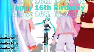 【miku16th】Birthday Song for ミク / Mitchie M ライブ映像【MIKUCrossing HOMEParty 】