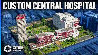 Building a "Custom" Central Hospital | Cities: Skylines 2