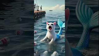 Cat life in ocean  #cat #viral #video #trending#youtube #cartoon#animation #best #catcute #new #yt