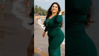 Mesmerizing Dubai Beauty Dancing on the Beach | Sunset Vibes #stylishlooks
