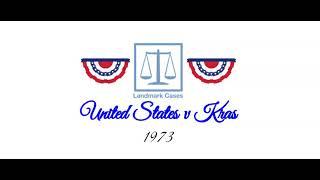 United States v Kras (1973)