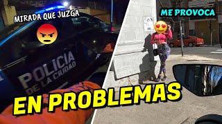 POLICIA en contramano ME MIRAN mal/ mujer me provoca para COSO‍️ Observaciones Diarias 142