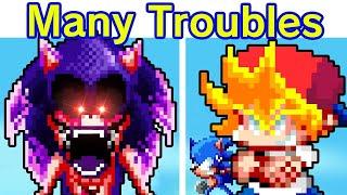 Friday Night Funkin' VS Sonic.EXE - Way Too Many Troubles | Final Triple Trouble (FNF Mod/Sonic)