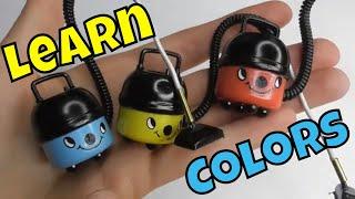  Learn Colors with Henry the Hoover  Play Dough & Glitter Sensory Play  Fun Pretend Play for Kids