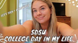 college day in my life @ sdsu + important talk/resources!