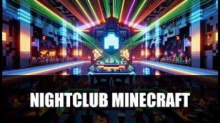 Clubbing in minecraft with laser show (NO MODS)